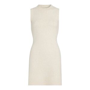 DH new York Rosa Knit Marled Wool-Blend Dress Size Small (4-6) Color Oat beige